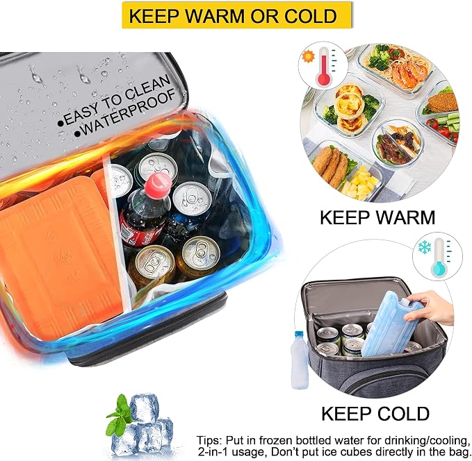 Vogano Picnic Backpack & Accessories – Insulated Picnic Set for 2 Person with Dual Compartments, Lightweight Blanket, Cutlery Set, for Newlyweds and Couples Gifts Blue - Image 7