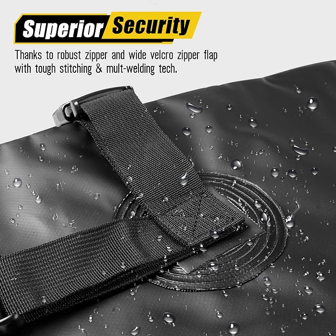 Arksen 8.9 Cu Ft Waterproof Hitch Cargo Carrier Bag – Fits 32 x 26 x 4 Inch Baskets (No Rack Needed), Large Storage for RV - Image 2