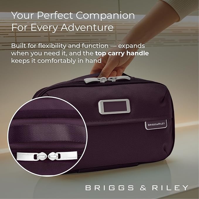 Briggs & Riley Toiletry Kit - Travel Bags for Women & Men, Organizer for Vacation, Dopp Kit for Bathroom Accessories, Makeup, & Skincare - Image 5
