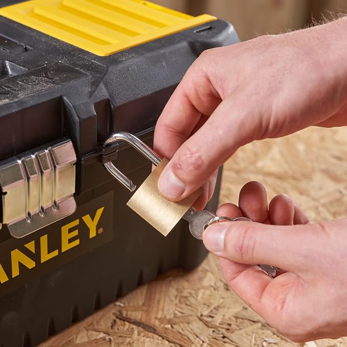 STANLEY Essential Tool Box (16in), Durable Storage Solution with Removable Tote Tray and Organisers, for Parts and Tools Storage, STST1-75518 - Image 14