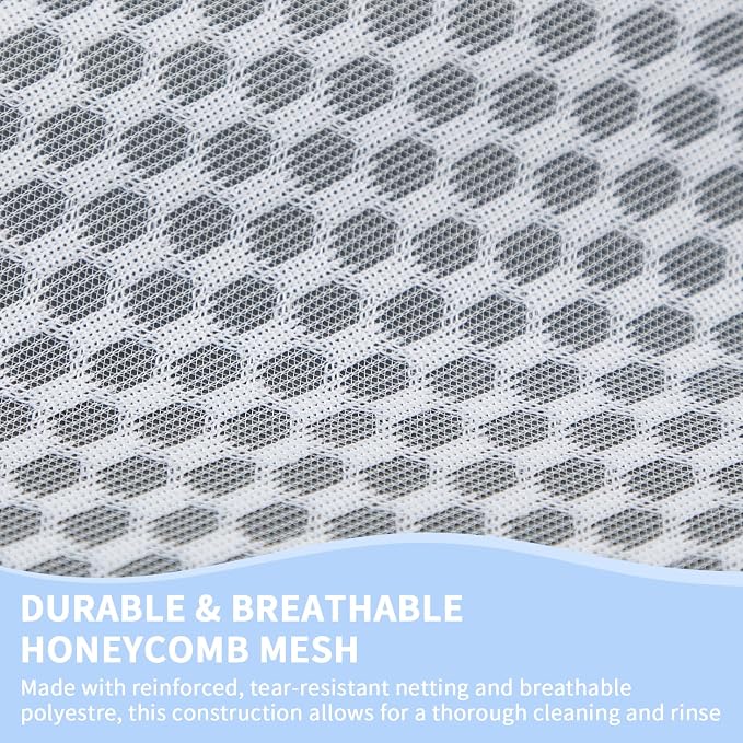Laundry Bags Mesh Wash Bags for Delicates with Strong Zipper,Upgraded Honeycomb and Fine Mesh Design Delicate Laundry Bag for Clothes, Bras and Socks&Travel Organization (12X16IN, 12PCS) - Image 7