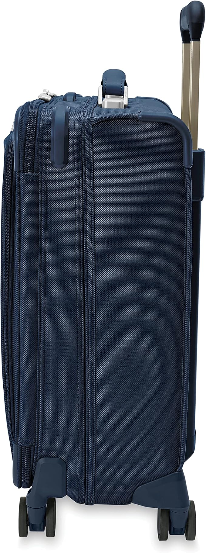 Briggs & Riley Global 21" Carry On Expandable Spinner - Luggage for International Travel, Suitcases with Wheels, Softside Rolling Bag for Men & Women, Self-Repairing Zipper - Baseline Collection, Navy - Image 18
