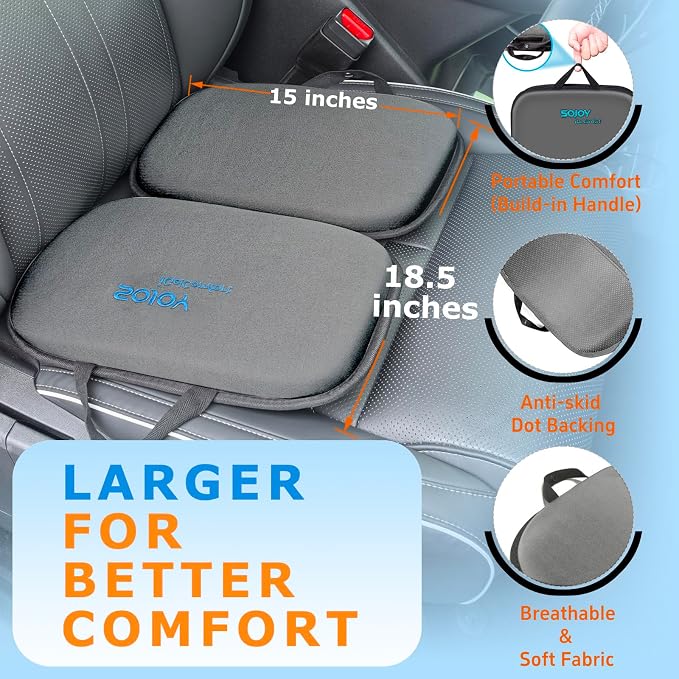 Sojoy 3 in 1 Gel Seat Cushion (Darkgray) - Image 2