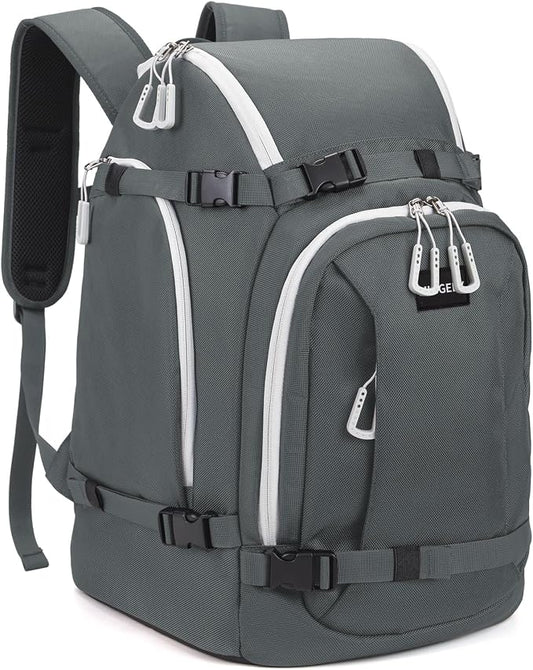 Ski Boot Bag, 50L Ski Boot Travel Backpack for Skis, Snowboard & Accessories, Waterproof Padded Ski Boot Bag Backpack by Unknown