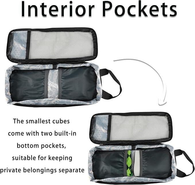 7 Pcs Compression Packing Cubes for Travel Luggage, Lightweight Suitcase Organizer Bags Set, Compression Packaging Cube for Travel Essentials, Packing Cubes for Carry on Suitcase - Image 5