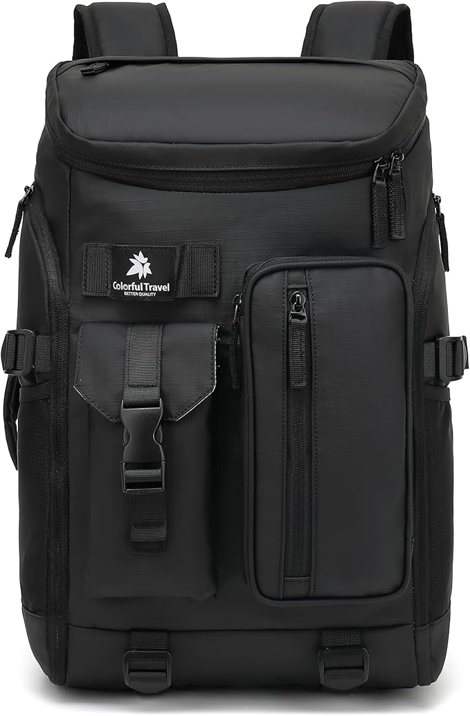 Kalesi Gym Duffle Tennis Bag Backpack 4-Way Waterproof with Shoes Compartment for travel Sport Hiking laptop (Black 02) by Kalesi