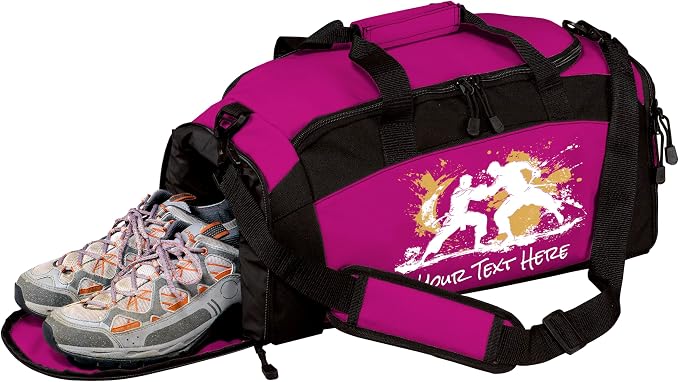 Personalized Martial Arts Duffel Bag – Custom Name Gym Bag for Karate, Taekwondo, Jiu Jitsu & MMA – Youth & Adult Training Gear Bag by all+about+me+company