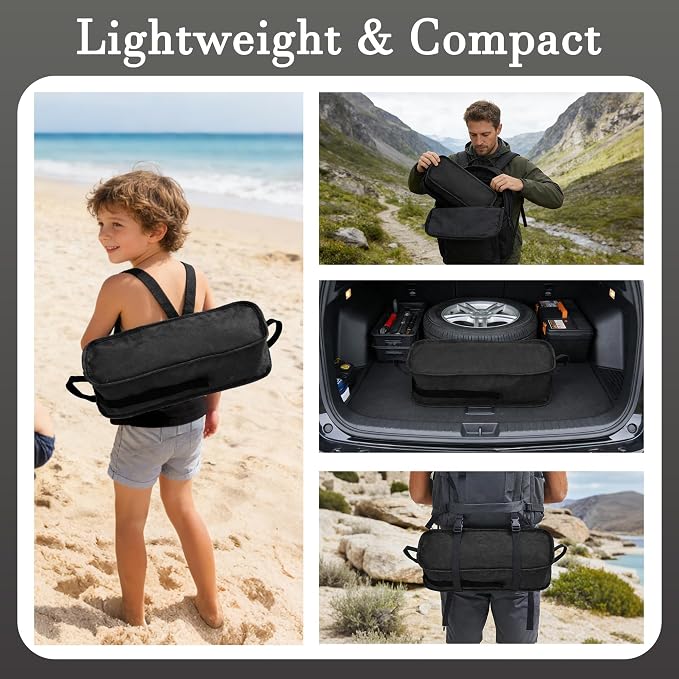 Ultralight Camping Chair,Compact Folding Chair with Anti-Sinking Large Feet and Storage Bag,Lightweight Backpack Chair for Naturehike,Travel,Beach,Hiking - Image 7
