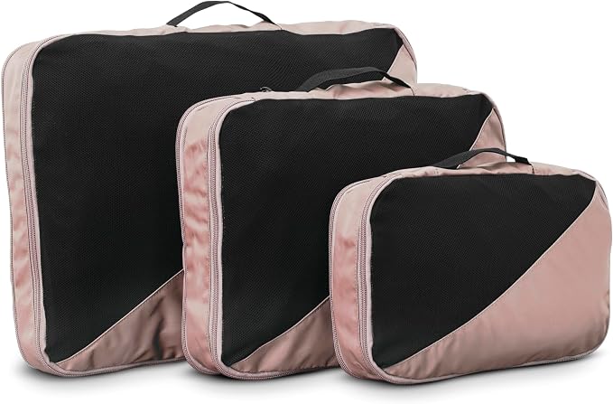Samsonite 3-Piece Compression Packing Cube Set, Dusty Rose by Samsonite