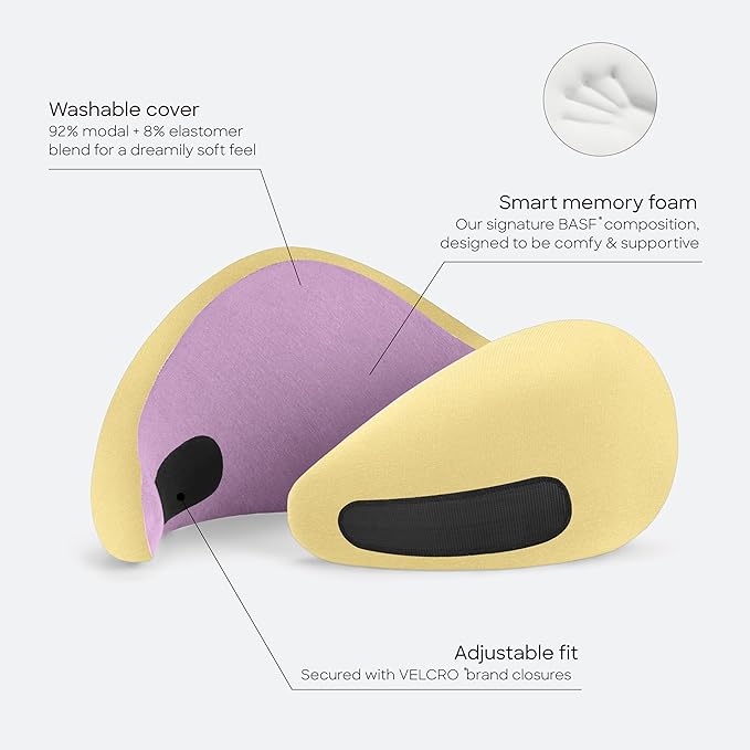 Ostrichpillow GO Travel Pillow, 360° Memory Foam Support, Soft & Washable - Image 3