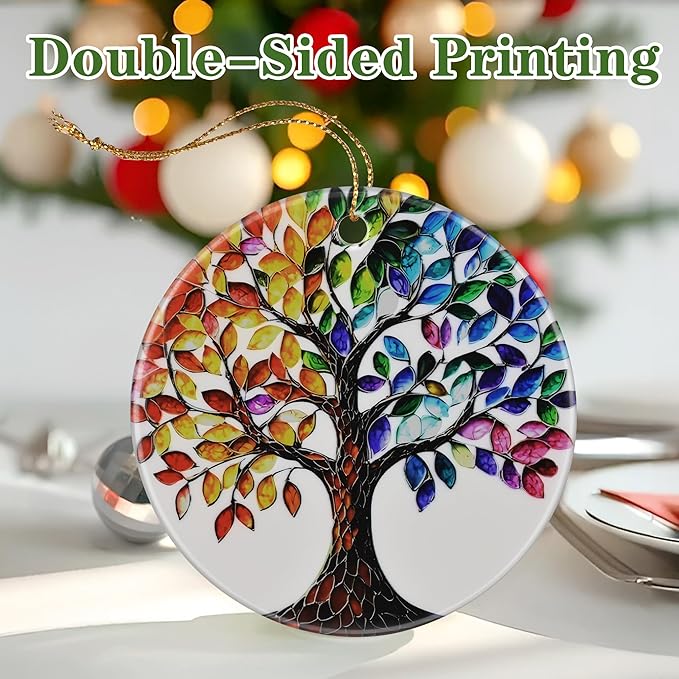 Tree of Life Ornament, Christmas Ornament – Christmas Tree Decor, Holiday Decoration, Stocking Stuffer, Festive Gift Idea, Gifts for Friends, Family