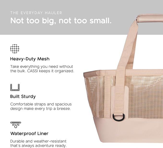 MISSION Boat Gear CASSI Heavy-Duty Outdoor Tote and Waterproof Marine-Grade Mesh Boat Bags - Image 3