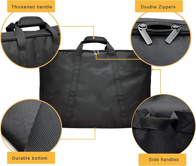 42" Dog Playpen Storage Bag, Suitable for Foldable Exercise Pet Playpens, Dog Fence Travel Bag with Handles for Camping and RV Trip, Waterproof Oxford Fabric - Image 4
