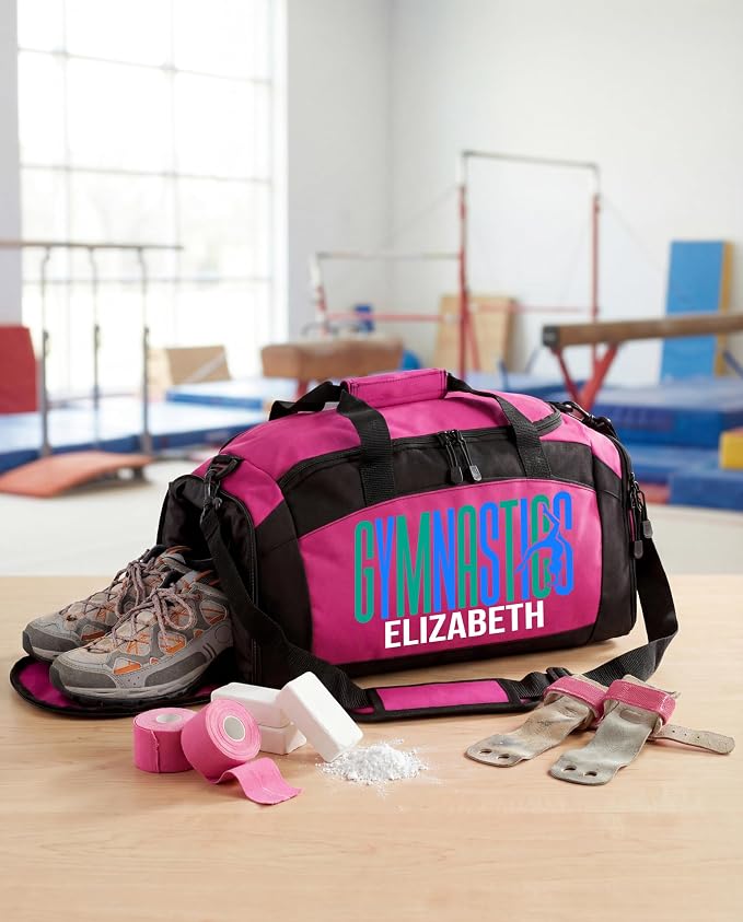 Personalized Women’s Gymnastics Duffel Bag – Custom Name Gym Bag for Girls & Teens – Practice, Competition & Travel Team Gear - Image 7