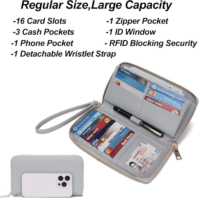 Qiyuer Structured Satchel Tote Handbags Set Women Purses with RFID Wallet | Premium, Sturdy, Spacious, Chic for Daily & Work, Vegan PU Leather, Multi-way Carry, Large Capacity RFID Wallet, Ideal Gift - Image 6