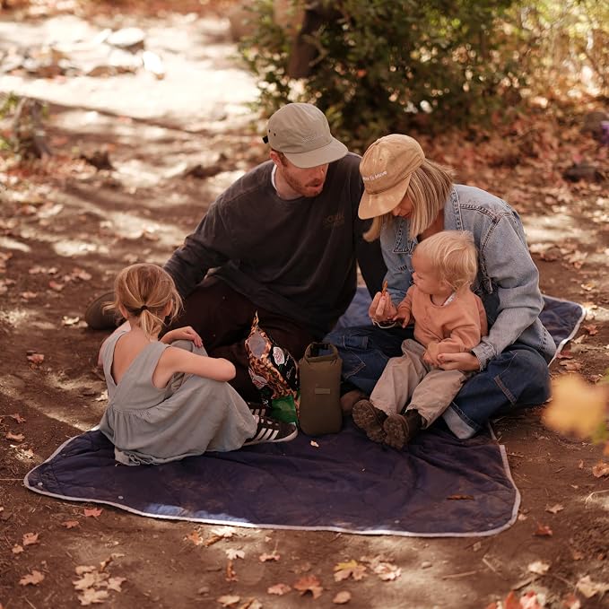 Gravel Layover Travel Blanket – Ultra-Light Compact Blanket for Camping and Outdoor Adventures - Down Alternative Portable Travel Blanket for Layovers & Road Trips (Blue) - Image 6