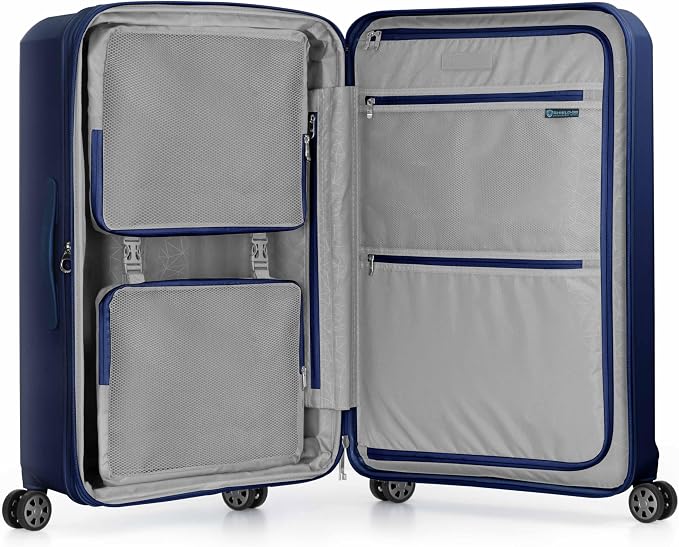 Traveler's Choice Pagosa Hardshell Expandable Luggage with Spinner Wheels, Navy, 30-Inch Large - Image 7