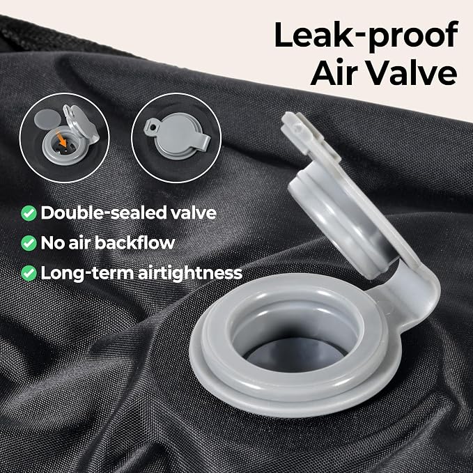 MOUNTRAX Vacuum Seal Bags for Travel with Bag-Pump Integrated Design, 28L Compression Packing Cubes for Carry-On Suitcase & Travel Backpack, Reusable IP67 Waterproof Vacuum Storage Kit, Gift Set - Image 5