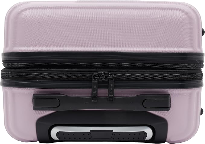 kensie Women's Hillsboro Luggage & Travel Bags Set, Burnished Lilac, 20" Carry-On - Image 6