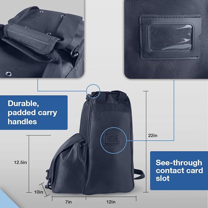 Harrison Howard Equestrian Pack Equipment Multi-Functional Carry Bag for Boots Helmet Horsewhip Horse Riding Pack Equipment - Image 4