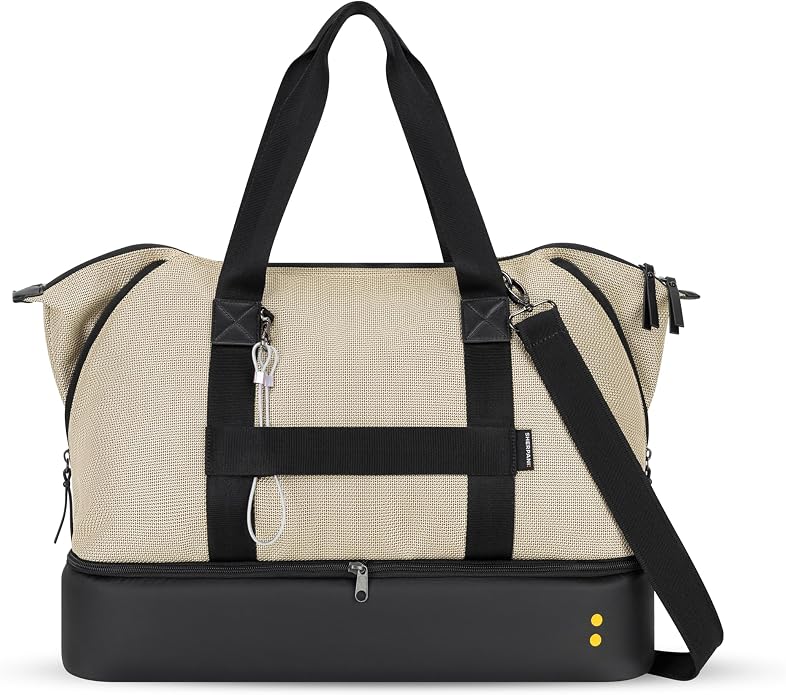 Sherpani Boston, Anti Theft Weekender Bags, Travel Duffel Bag, Carry On Tote Bag with Removable Shoe Bottom Compartment - Image 6