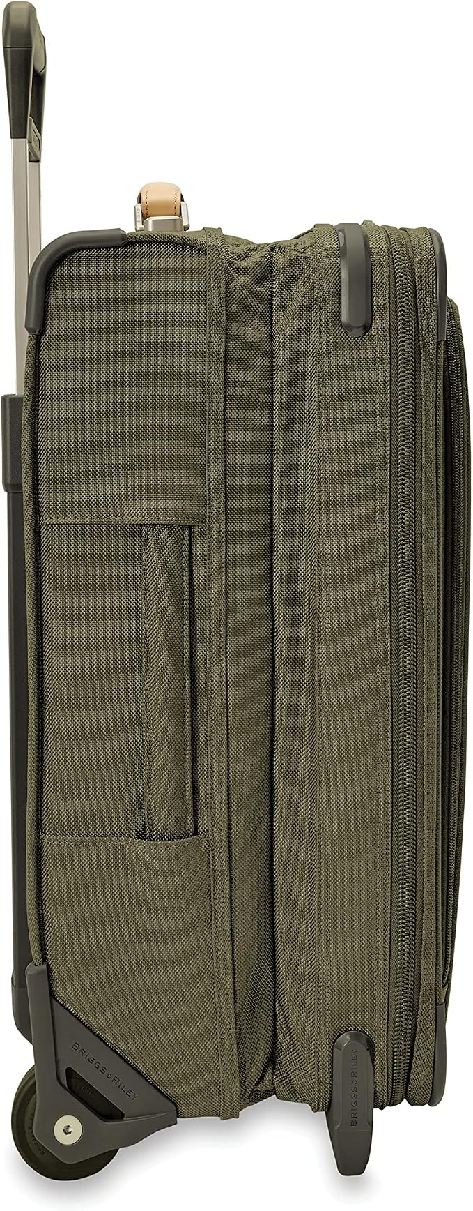 Briggs & Riley Essential 22" 2-Wheel Expandable Carry On - Luggage for Travel, Suitcases with Wheels, Softside Rolling Bag for Men & Women, Self-Repairing Zipper - Baseline Collection, Olive - Image 16