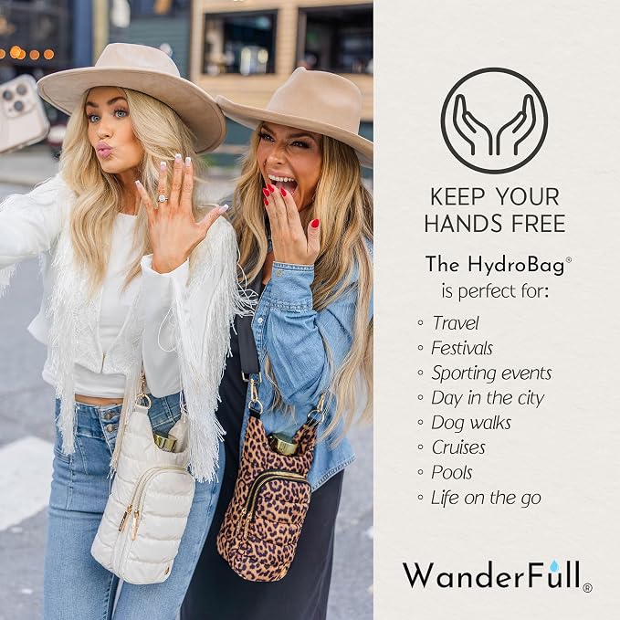 WanderFull Original HydroBag Crossbody Water Bottle Holder with Phone Pocket, Fits Water Bottles up to 32 oz - Image 8