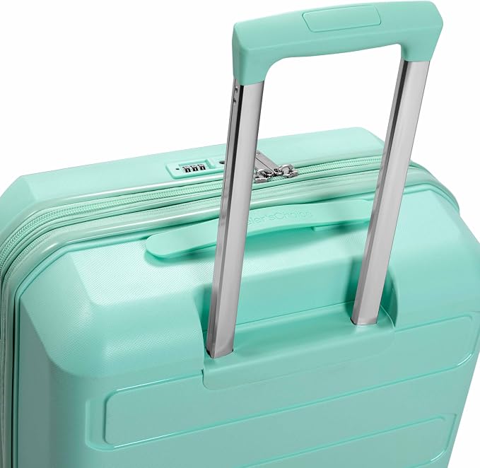 Traveler's Choice Pagosa Hardshell Expandable Luggage with Spinner Wheels, Mint, 2-Piece Set (22/27) - Image 11