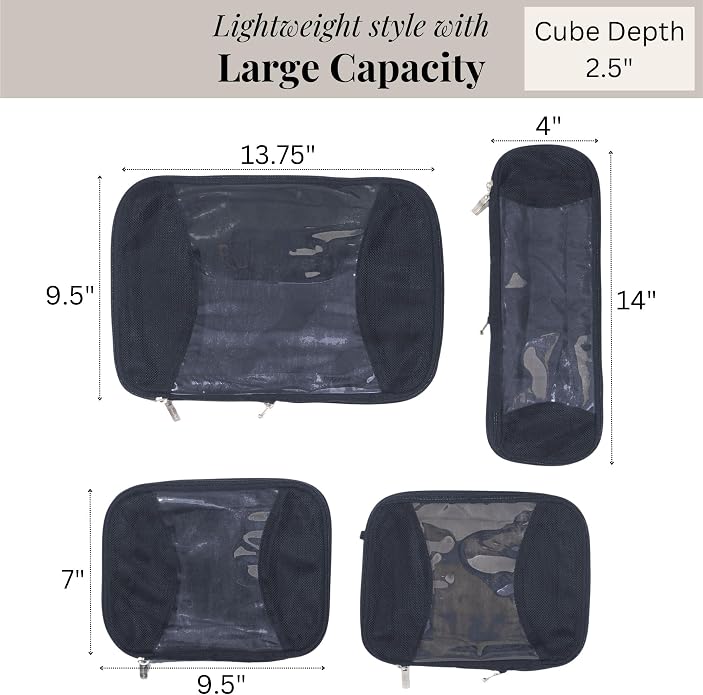 Baggallini Compression Cube 4-piece Set - Image 4