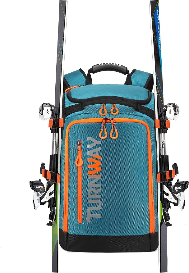 TurnWay Ski/Snowboard Boot Backpack/Ski Boot Backpack | Excellent for Store All Gear | Travel with Waterproof Exterior, Reflective Strip for Men, Women and Youth - Image 7