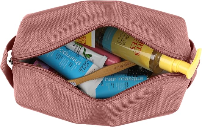 Carhartt Durable Travel Kit, Organize Essentials W/the Water Resistance Toiletry Bag, Rose Tint - Image 6