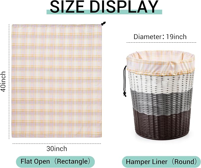 ZPECC Bulk Travel Laundry Bag,Extra Large Heavy Duty Laundry Bags 24 Pack,Washable Dirty Clothes Organizer for Commercial College Dorm Hotel Camping and Home Storage 30x40(Pink Checkered) - Image 4