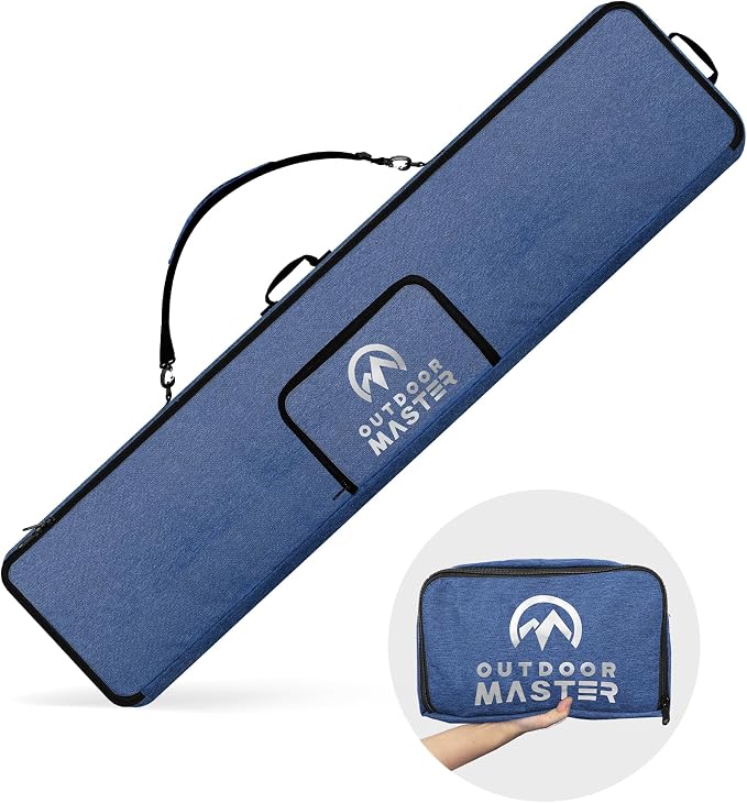 OutdoorMaster Snowboard Bag - 900D Water Resistant Snowboard Travel Bag with Shoulder Strap, Foldable Storage Design by OutdoorMaster