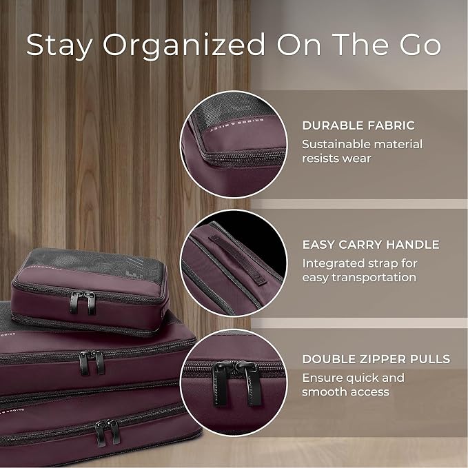 Briggs & Riley Travel Essentials Carry-On Compression Packing Cube Set - Image 2