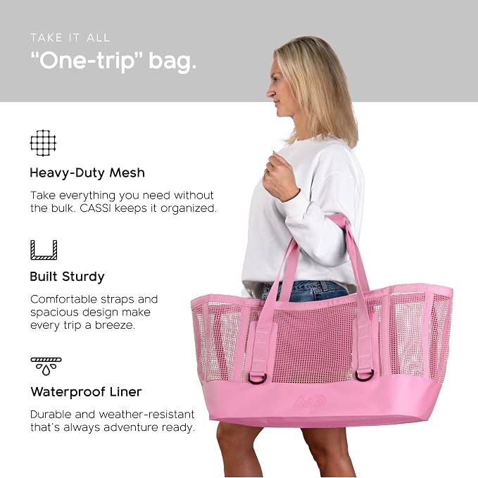MISSION Boat Gear CASSI Heavy-Duty Outdoor Tote and Waterproof Marine-Grade Mesh Boat Bags - Image 6