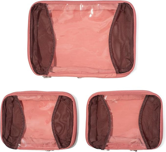 Baggallini Compression Cube 3-piece set - Lightweight Compression Packing Cubes for Travel by baggallini