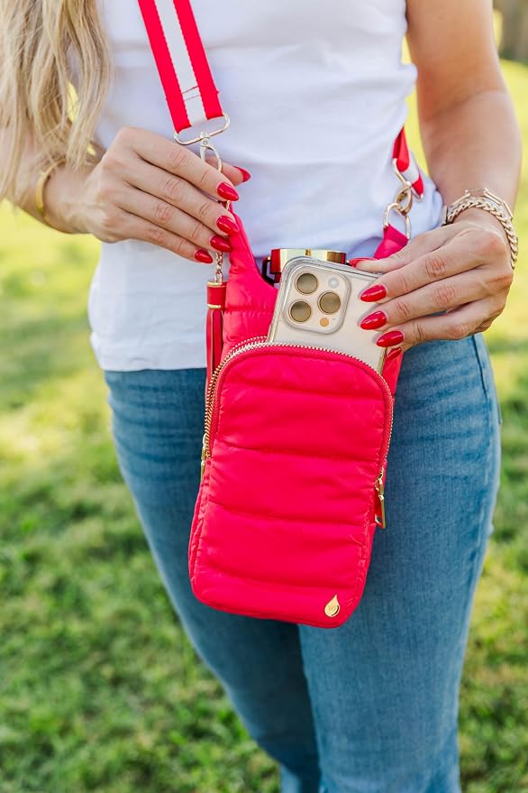 WanderFull Original HydroBag Crossbody Water Bottle Holder with Phone Pocket, Fits Water Bottles up to 32 oz - Image 2