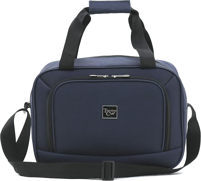 Travelers Club Midtown Hardside 4-Piece Luggage Travel Set, Navy Blue - Image 4