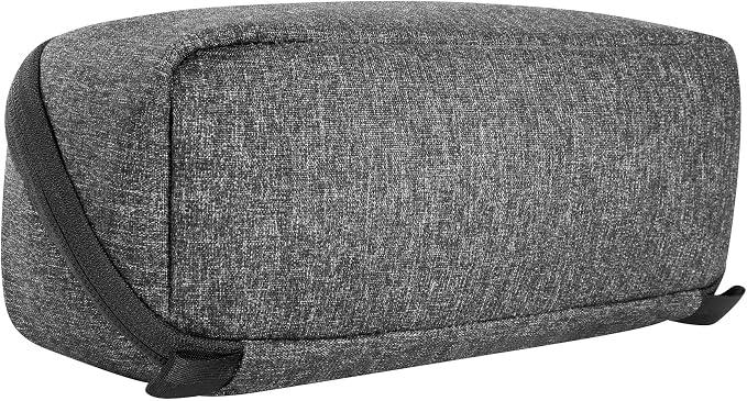 Tatonka Square Zip Pouch M (2L) – Foldable Washing Bag with 2 Zippered Mesh Pockets, No PFC/PFAS, 10 x 25 x 9 cm, Black/White, 10 x 25 x 9 cm, Hinged Wash Bag, Black/White, 10 x 25 x 9 cm, Hinged Wash Bag - Image 2
