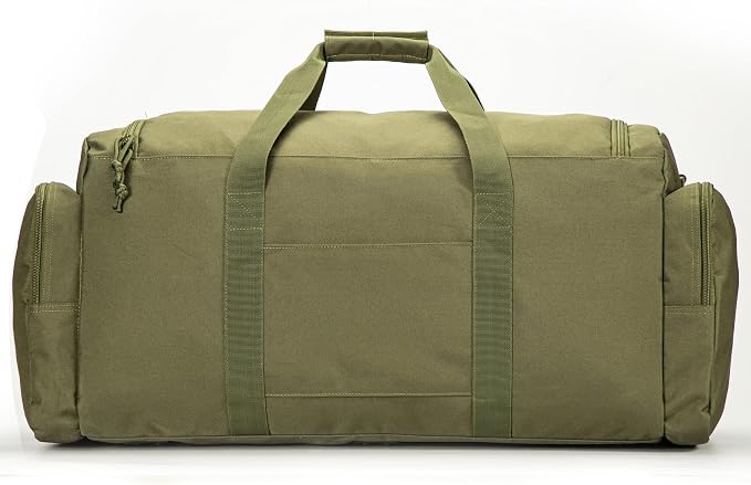APRILBAY Super Quality 60L Large Duffel Travel Bag Luggage Foldable Bag Cargo Sport Gear Equipment Skiing Hardware Bag Heavy Duty& Durable(Dark Green) - Image 7