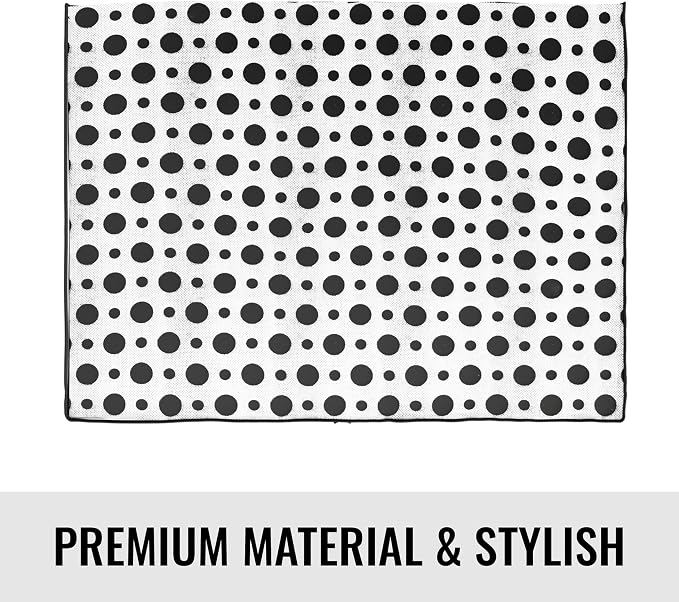 Kuber Industries Garment Cover|Cloth Protector|Cloth Storage Bag|Travel Luggage Bag|Pack Of 8|Cream & White - Image 6