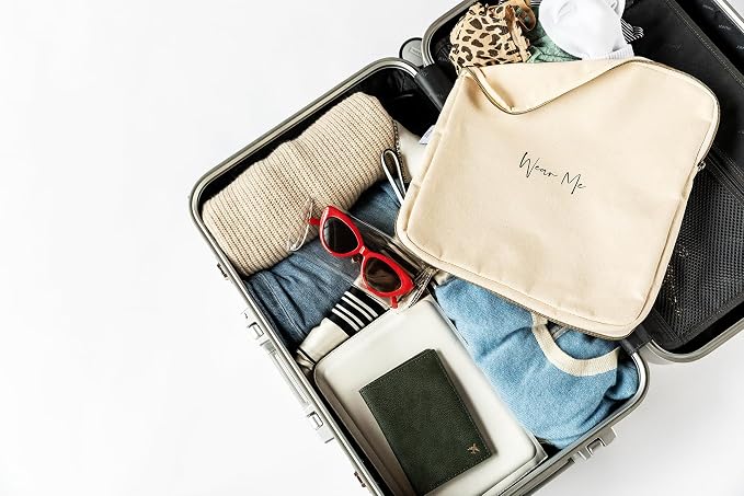 Two-Sided Travel Laundry Bag/Packing Cube for Travel (NATURAL) - Image 4