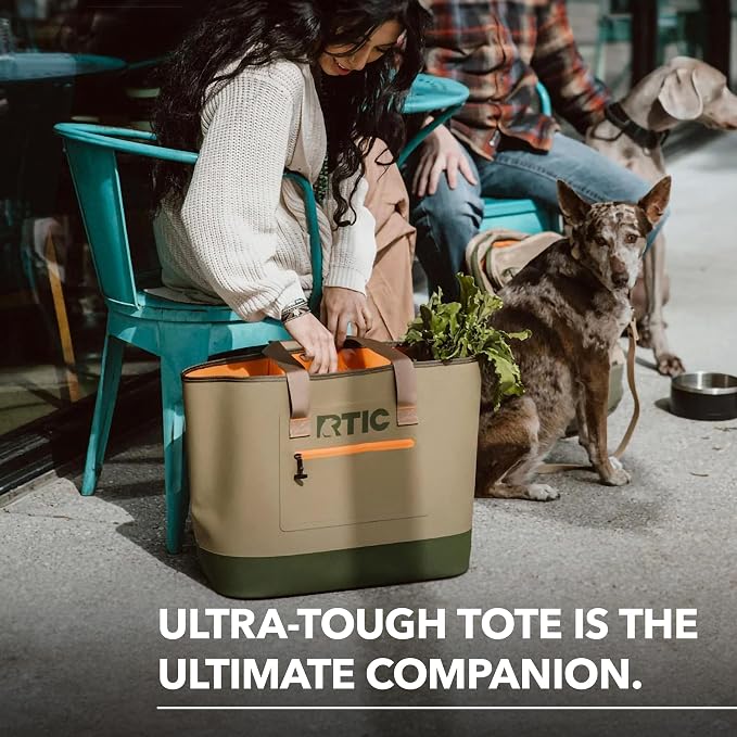 RTIC Ultra-Tough Tote Bag, Waterproof for Beach, Pool, Towel, Grocery, Shopping, Heavy-Duty, Puncture Resistant - Image 2