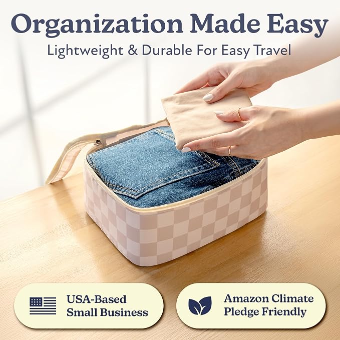 Vandel TSA-Friendly Packing Cubes for Carry On, Mesh Suitcase Organizer Bags Set, Small Packing Cubes for Travel Organizer Bags for Women with Mesh Panel and Durable Zippers, Luggage Cube Set of 4 - Image 3
