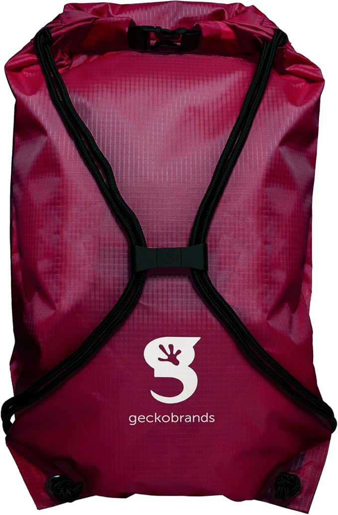 geckobrands Embark 10L Drawstring Backpack – Waterproof, Lightweight Dry Bag for Beach, Hiking, and Light Water Activities - Image 2
