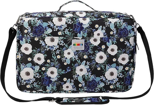 JAKAGO 480 Slots Colored Pencil Case Extra Large Capacity Pen Holder for Artist Painter Zipper Organizer Bag for Marker Highlighter Storage Case for Office Sketch Travel Supplies (Anemone) by JAKAGO