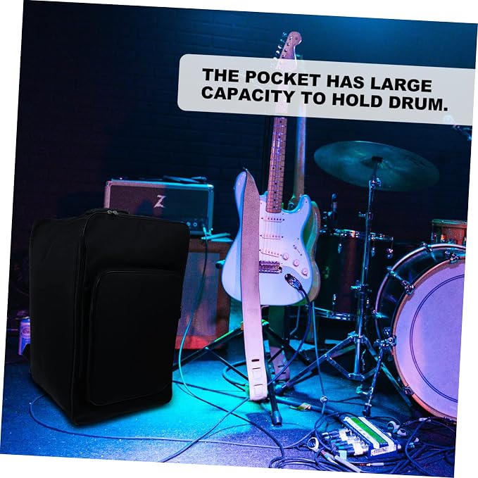 Milisten Waterproof Cajon Drum Backpack Bag Padded Full Size Cajon Carry Case with Adjustable Shoulder Straps and Soft Handles Durable Oxford Cloth Drum Storage for Travel and Gigs - Image 9