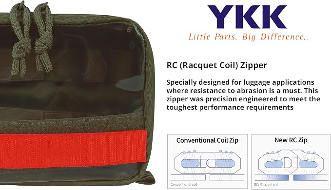 Tasmanian Tiger Medic Pouch Set Modular Transparent Storage Pouches with Hook-and-Loop Backing Organizer Kit - Image 3