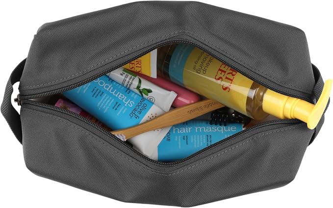Carhartt Durable Travel Kit, Organize Essentials W/the Water Resistance Toiletry Bag, Gravel - Image 6