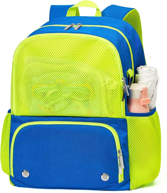 WAWSAM Kids Swim Bag for Swimmers, Beach Gym Bag with Wet Dry Shoes Compartments - Image 8